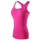 Womens Sleeveless Dry Fit Yoga Tank And Gym Tops