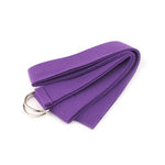 Multi-Colored Adjustable Yoga Stretch Strap D-Ring Belt