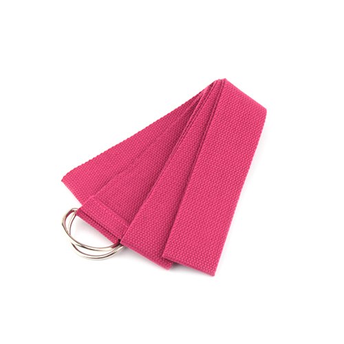 Multi-Colored Adjustable Yoga Stretch Strap D-Ring Belt